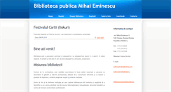 Desktop Screenshot of biblioteca-rezina.com