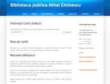 Tablet Screenshot of biblioteca-rezina.com